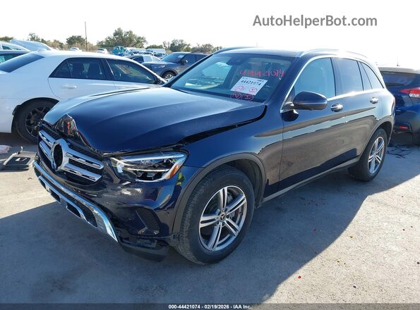 W1N0G8DB4NG059517 2022 MERCEDES-BENZ GLC 300 Navy Передняя левая четверть