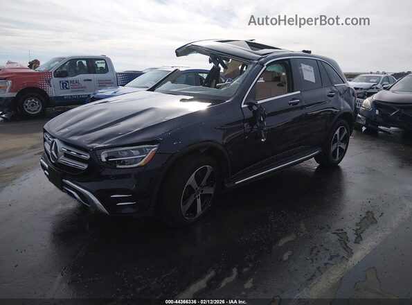 W1N0G8EB4MF952614 2021 MERCEDES-BENZ GLC 300 Черный Передняя левая четверть
