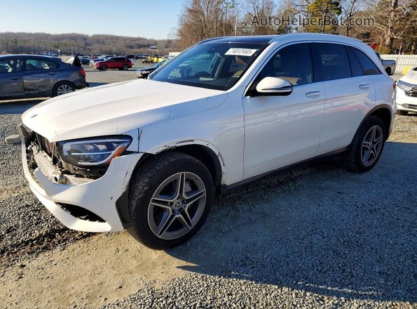 W1N0G8EB8MF999547 2021 MERCEDES-BENZ GLC-CLASS Белый Передняя левая четверть