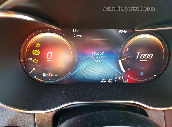 W1N0G8EB8MF999547 2021 MERCEDES-BENZ GLC-CLASS Белый Вид щитка приборов