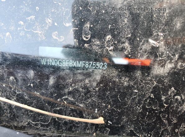 W1N0G8EBXMF875523 2021 MERCEDES-BENZ GLC-CLASS Red Вид наклейки з VIN-кодом