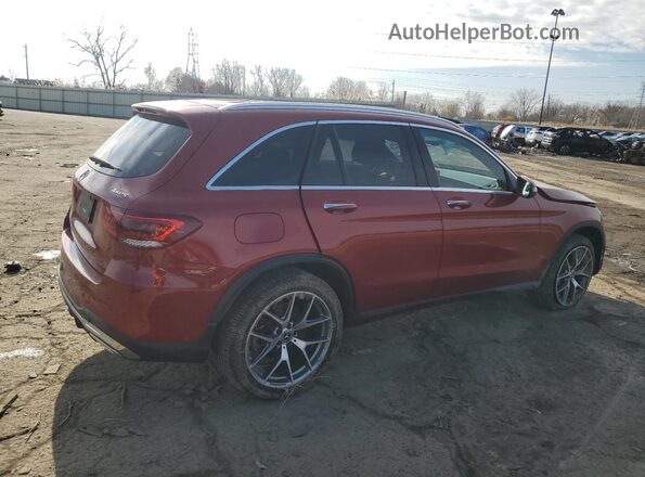 W1N0G8EBXMF875523 2021 MERCEDES-BENZ GLC-CLASS Red Задня права чверть