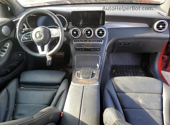 W1N0G8EBXMF875523 2021 MERCEDES-BENZ GLC-CLASS Red Вид панелі приладів
