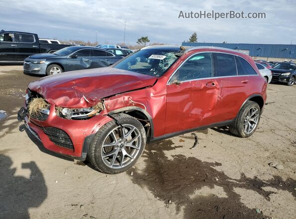 W1N0G8EBXMF875523 2021 MERCEDES-BENZ GLC-CLASS Red Передня ліва чверть