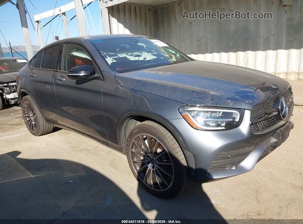 W1N0J8EB2LF795777 2020 MERCEDES-BENZ GLC 300 COUPE Серый Передняя правая четверть
