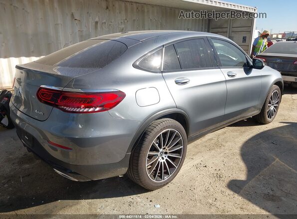 W1N0J8EB2LF795777 2020 MERCEDES-BENZ GLC 300 COUPE Серый Задняя правая четверть