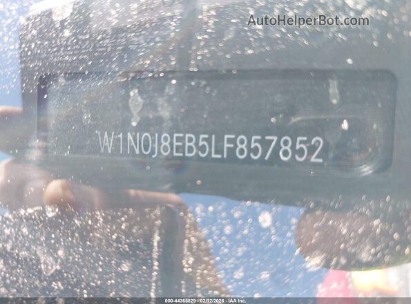 W1N0J8EB5LF857852 2020 MERCEDES-BENZ GLC 300 COUPE Черный 
