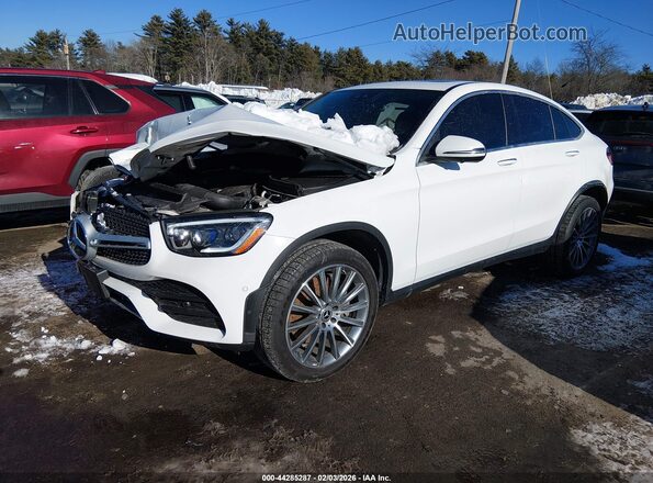 W1N0J8EB8NG066762 2022 MERCEDES-BENZ GLC 300 Белый Передняя левая четверть