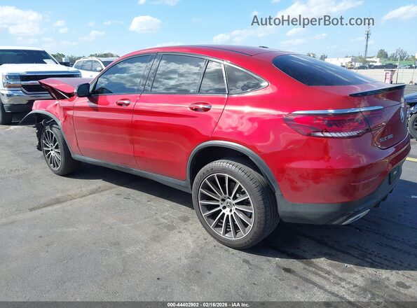 W1N0J8EBXLF848645 2020 MERCEDES-BENZ GLC 300 COUPE Красный Задняя левая четверть