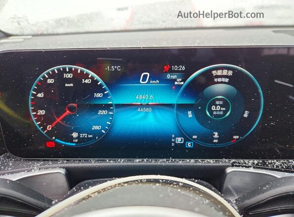 W1N4M4HB2PW328135 2023 MERCEDES-BENZ GLB-CLASS Белый Вид щитка приборов