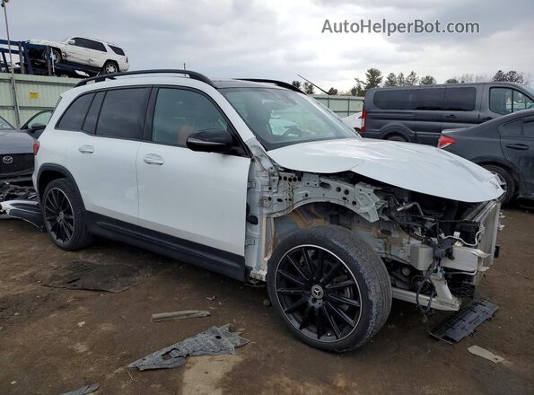 W1N4M4HB4NW191616 2022 MERCEDES-BENZ GLB-CLASS Белый Передняя правая четверть