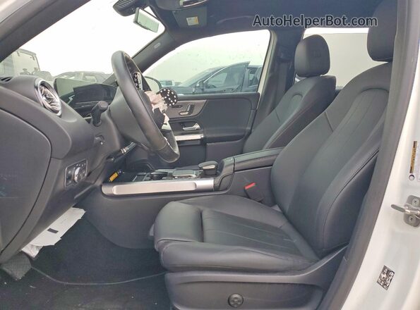 W1N4M4HB4PW336401 2023 MERCEDES-BENZ GLB-CLASS White Widok wnętrza z przodu