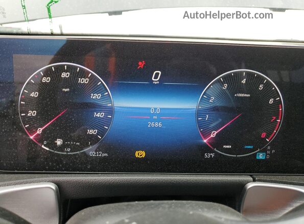 W1N4M4HB5SW400941 2025 MERCEDES-BENZ GLB-CLASS Черный Вид щитка приборов