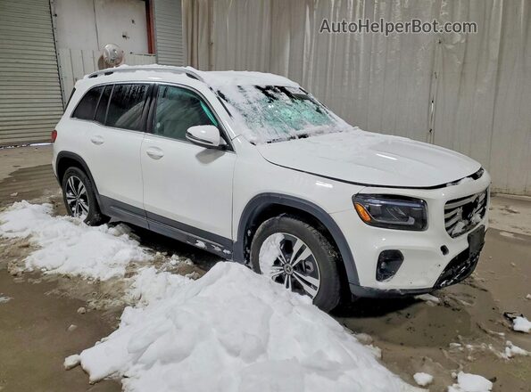 W1N4M4HB6SW411785 2025 MERCEDES-BENZ GLB-CLASS Белый Передняя правая четверть