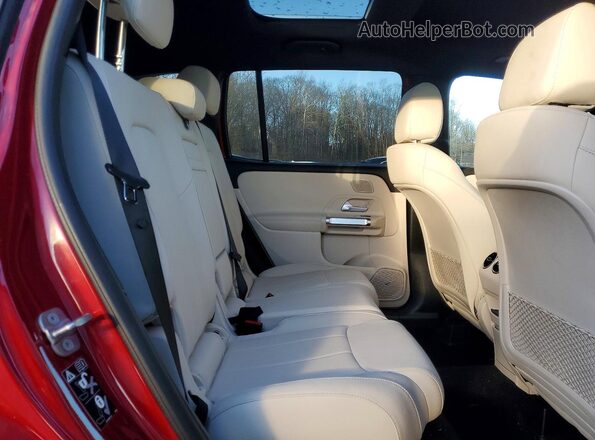 W1N4M4HB7SW436193 2025 MERCEDES-BENZ GLB-CLASS Красный Вид задней части салона