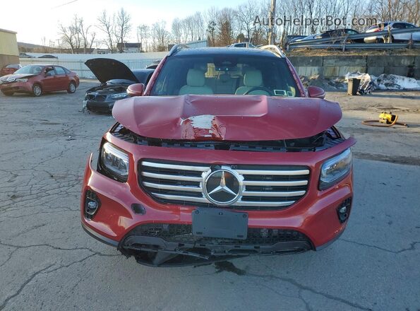 W1N4M4HB7SW436193 2025 MERCEDES-BENZ GLB-CLASS Красный Вид спереди