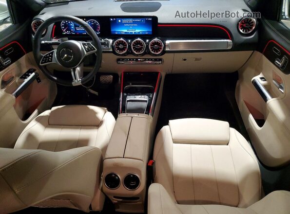W1N4M4HB8SW423856 2025 MERCEDES-BENZ GLB-CLASS Белый Вид панели приборов