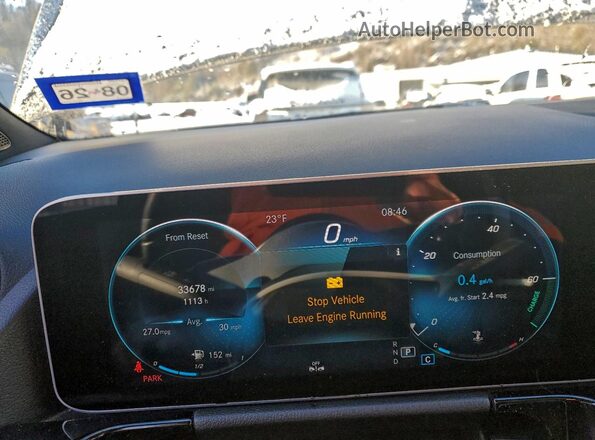W1N4N4HB4MJ216149 2021 MERCEDES-BENZ GLA Черный Вид щитка приборов