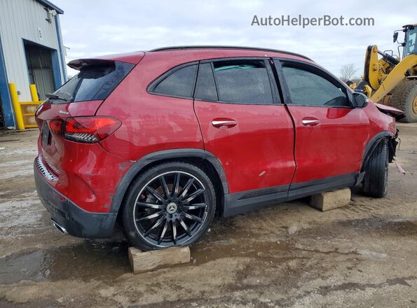 W1N4N4HB5MJ247023 2021 MERCEDES-BENZ GLA Темно-бордовый Задняя правая четверть