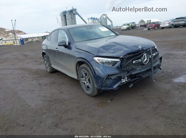 W1NKJ4HB3RF144664 2024 MERCEDES-BENZ GLC 300 Синий Передняя правая четверть