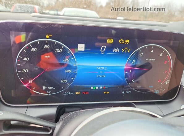 W1NKM4HB2RF133792 2024 MERCEDES-BENZ GLC-CLASS Серый Вид щитка приборов