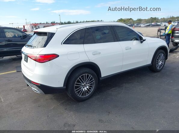 W1NKM4HB5RF207268 2024 MERCEDES-BENZ GLC 300 White Tył prawy