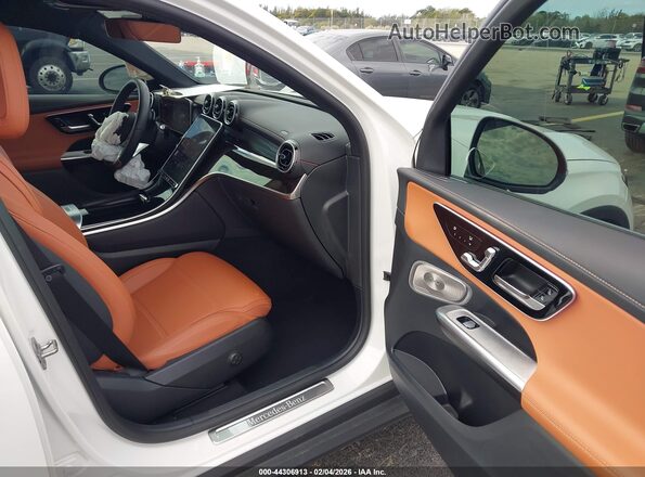 W1NKM4HB5RF207268 2024 MERCEDES-BENZ GLC 300 White Widok wnętrza z przodu