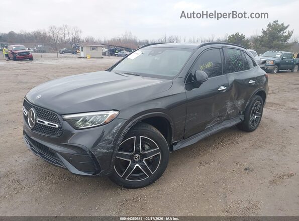 W1NKM4HB6SF273835 2025 MERCEDES-BENZ GLC 300 Gray წინა მარცხენა ხედი სამი მეოთხედიდან