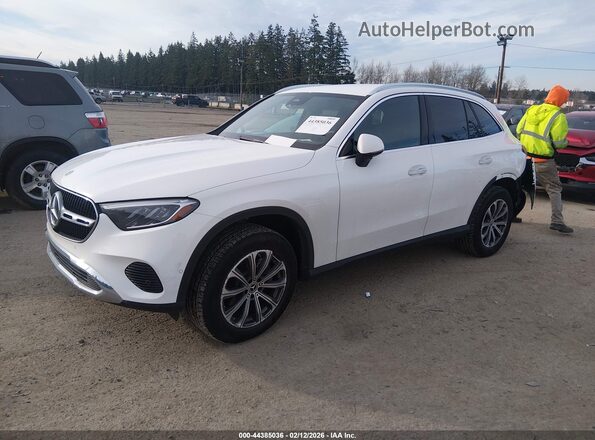W1NKM4HBXRF228570 2024 MERCEDES-BENZ GLC 300 White Передня ліва чверть