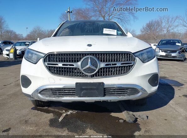 W1NKM4HBXSF367975 2025 MERCEDES-BENZ GLC 300 White წინა პანელის ხედი