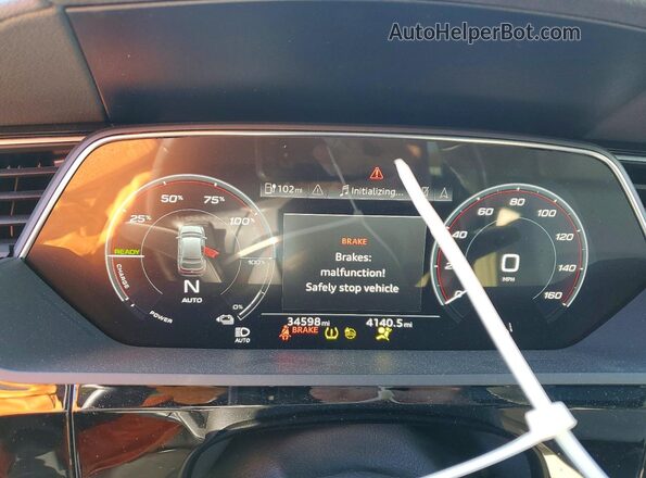 WA11AAGE3NB012769 2022 AUDI E-TRON Серый Вид щитка приборов