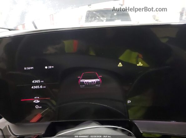 WA124BGF3SA044312 2025 AUDI Q6 E-TRON Черный Вид задних сидений
