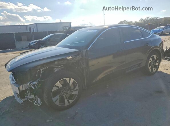 WA12AAGE9NB041035 2022 AUDI E-TRON Черный Передняя левая четверть