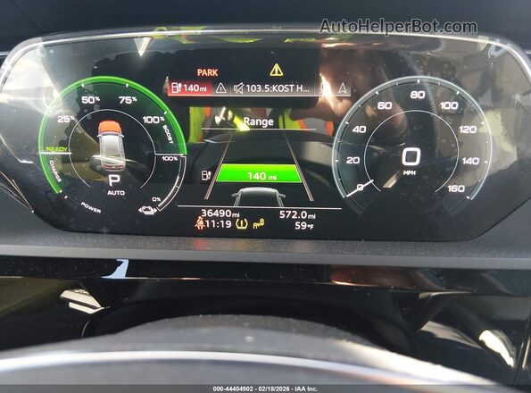WA13AAGE0NB039856 2022 AUDI E-TRON Белый Вид задних сидений
