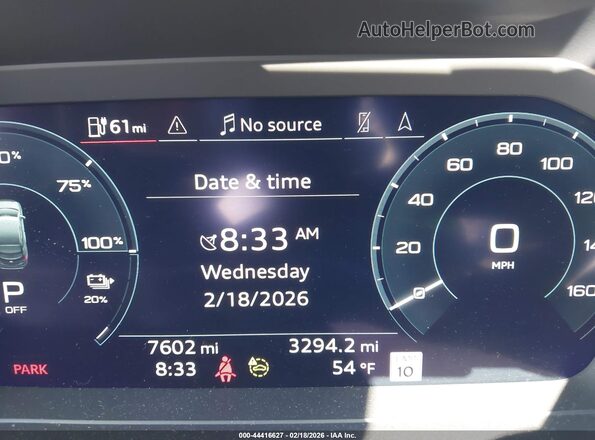 WA13UBFZ8RP082464 2024 AUDI Q4 E-TRON Синий 