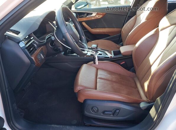 WA18AAF40MA003670 2021 AUDI OTHER Белый Вид салона спереди