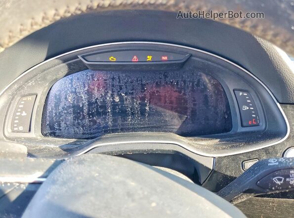 WA1AAAF73KD045242 2019 AUDI Q7 Синий Вид щитка приборов