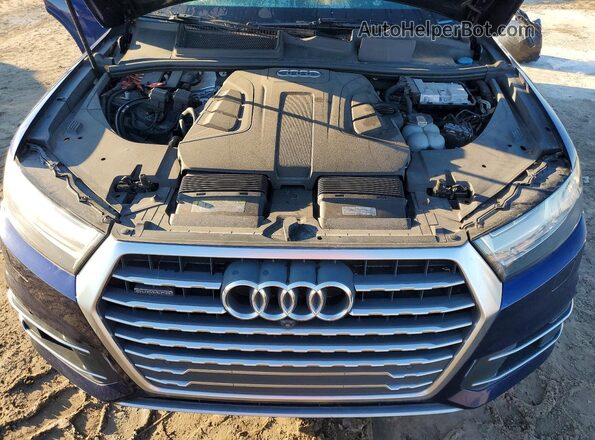 WA1AAAF73KD045242 2019 AUDI Q7 Синий Вид подкапотного пространства