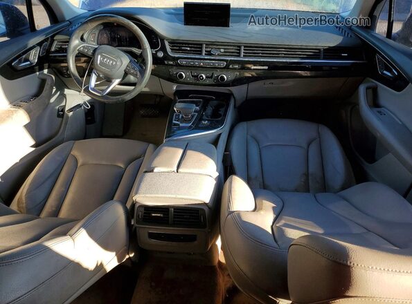 WA1AAAF73KD045242 2019 AUDI Q7 Синий Вид панели приборов