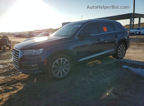 WA1AAAF73KD045242 2019 AUDI Q7 Синий Передняя левая четверть