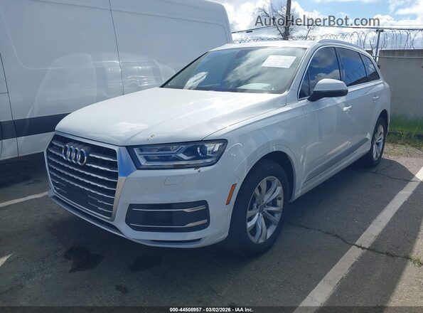 WA1AAAF76HD005245 2017 AUDI Q7 Белый Передняя левая четверть