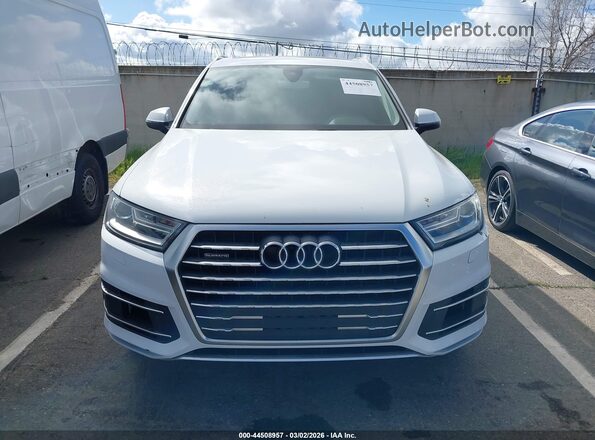 WA1AAAF76HD005245 2017 AUDI Q7 Белый Вид щитка приборов