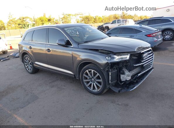 WA1AAAF7XKD004350 2019 AUDI Q7 Gray წინა მარჯვენა