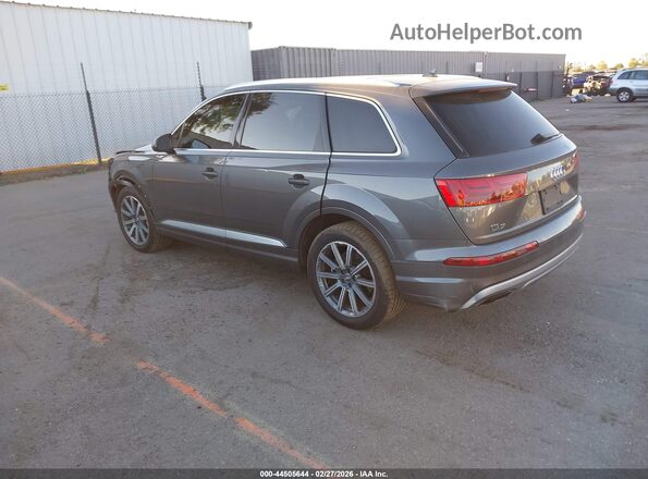 WA1AAAF7XKD004350 2019 AUDI Q7 Gray უკანა მარცხენა