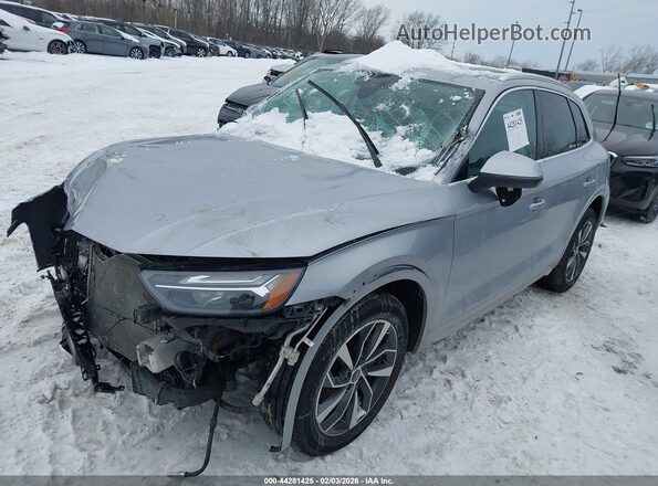 WA1AAAFYXM2132238 2021 AUDI Q5 Silver Przód lewy