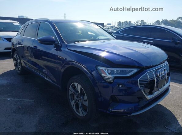 WA1AAAGE1NB029876 2022 AUDI E-TRON Dark Blue Передняя правая четверть