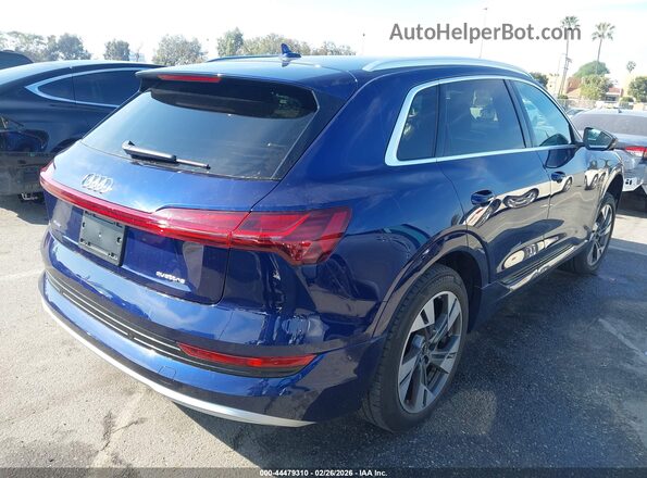 WA1AAAGE1NB029876 2022 AUDI E-TRON Dark Blue Задняя правая четверть