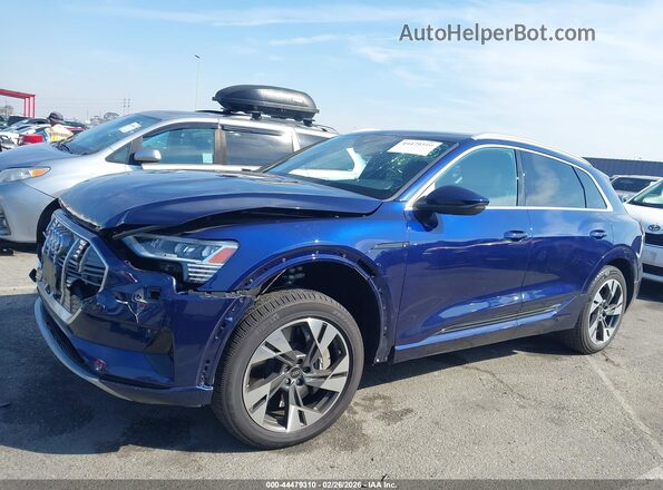 WA1AAAGE1NB029876 2022 AUDI E-TRON Dark Blue Панорамный вид салона 360°