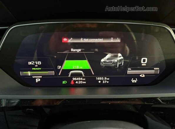 WA1AAAGE8MB010286 2021 AUDI E-TRON White წინა პანელის ხედი