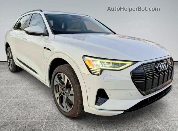 WA1AAAGE8MB010286 2021 AUDI E-TRON White უკანა მარცხენა